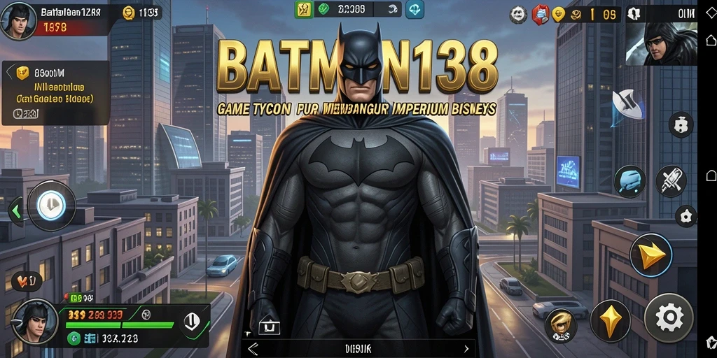 Screenshot dari gameplay BATMAN138 yang menunjukkan manajemen bisnis.