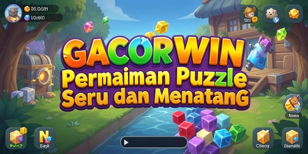 Tampilan gameplay seru GACORWIN dengan berbagai teka-teki.