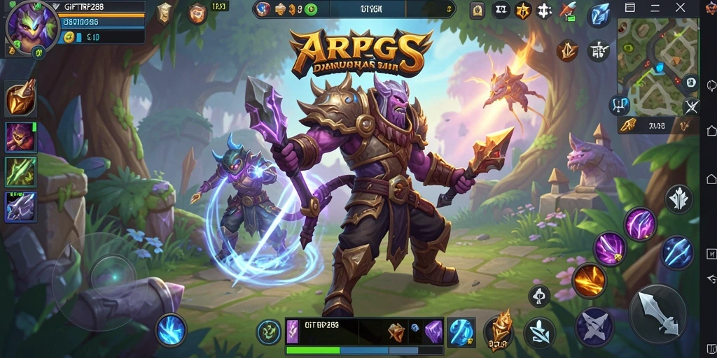 Tampilan gameplay seru dan penuh aksi di GIFTRP288.