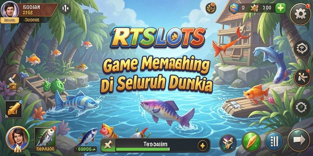 Gameplay RTSLOTS yang menarik dan seru dalam memancing.