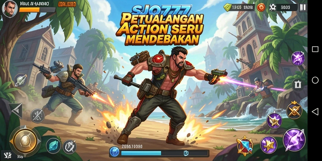 Tampilan gameplay SJO777 dengan aksi mendebarkan dan grafis menarik.