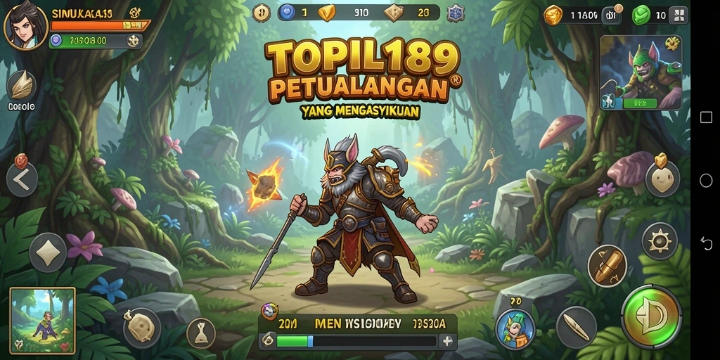 Screenshot dari gameplay TOPI189 yang menampilkan petualangan seru.